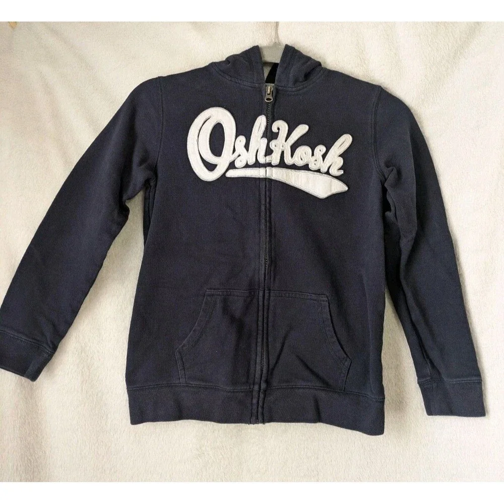 Youth Boy's OshKosh Zip Up Hoodie - Size 12